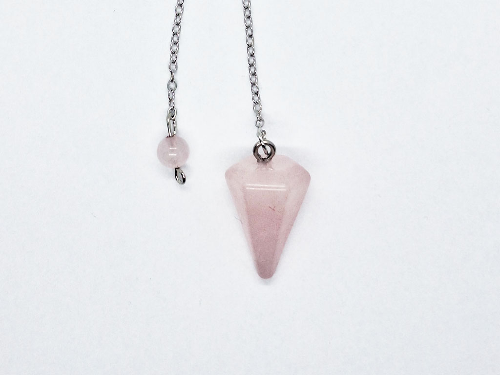 Pendel Pink Kristall - Sechskant
